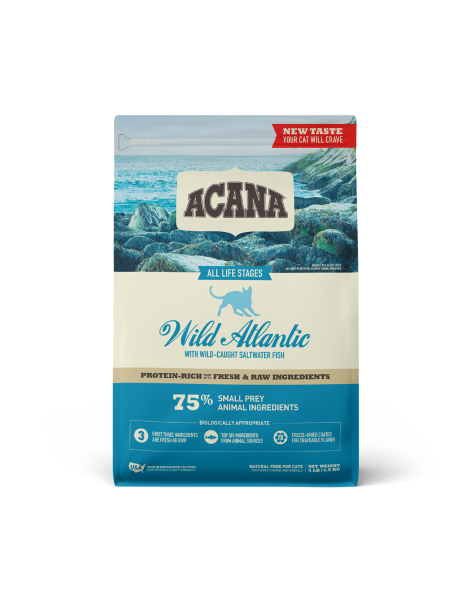 Acana ACANA CAT GRAIN FREE WILD ATLANTIC 4LB