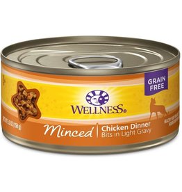 Wellness Wellness 5.5 oz Cat Can Minced  Chicken Dinner 24/CS