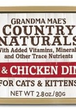 GRANDMA MAES COUNTRY NATURALS GRANDMA MAE'S CAT BEEF & CHICKEN 2.8OZ