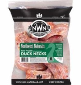 Northwest Naturals Northwest Naturals Frozen Bone Duck Necks 6 Ct
