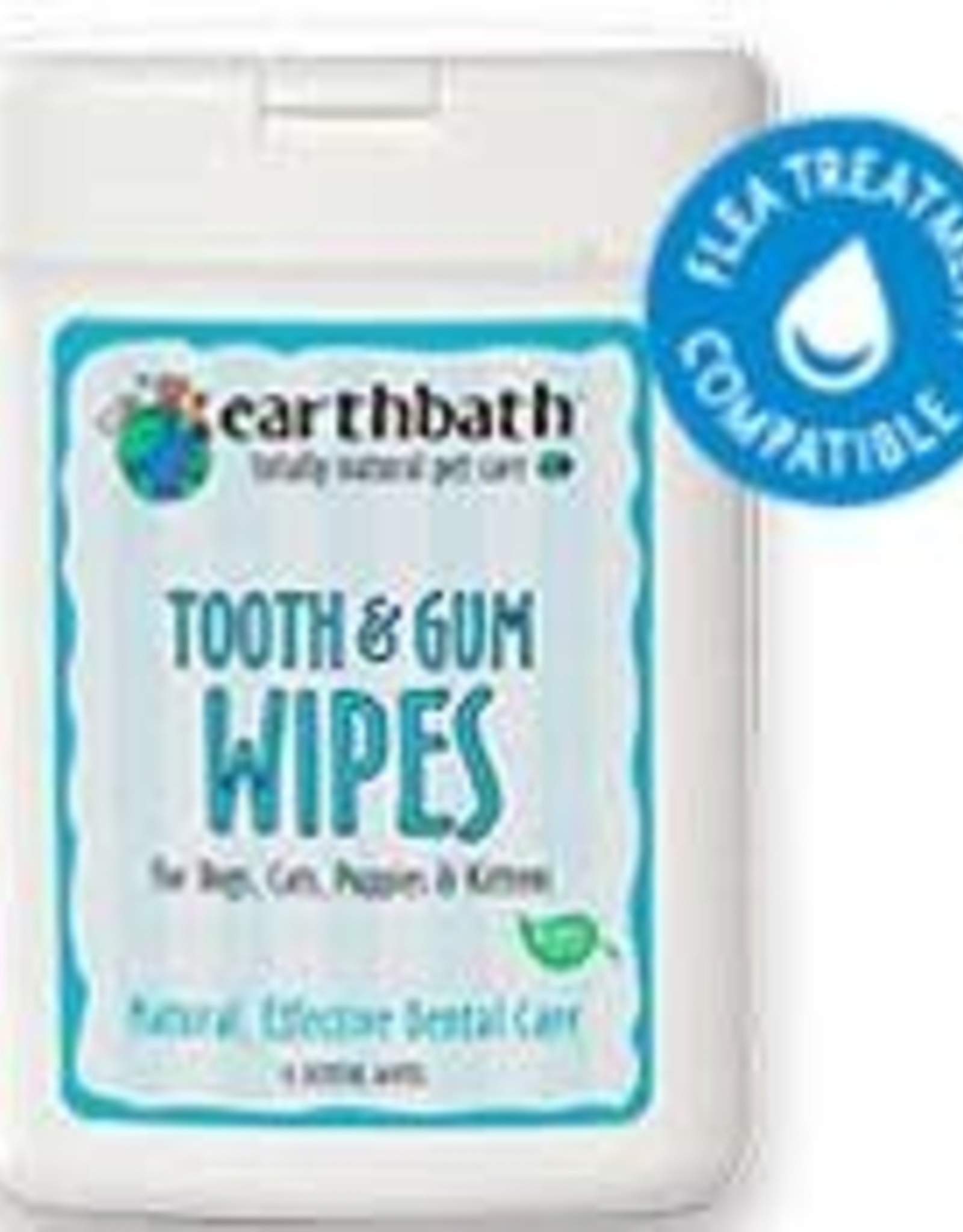 Earthbath Earthbath Tooth & Gum Wipes For Dogs, Cats, Puppies & Kittens 25 Ct