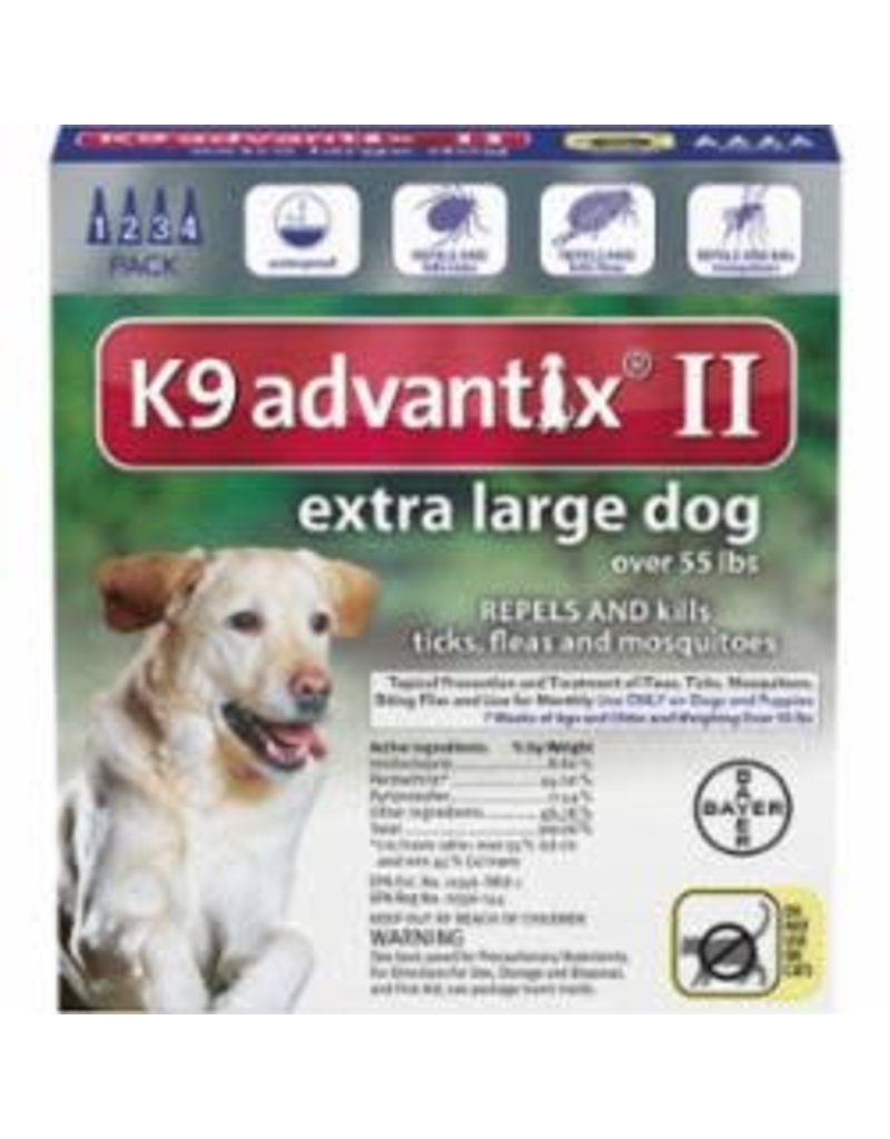 K9 Natural K9 ADVANTIX II DOG EXTRA LARGE BLUE 4-PACK