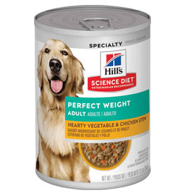 Hill's Science Pet Hill's Science Diet Adult Perfect Weight Hearty Vegetable & Chicken Stew Dog Food 12.5 oz (10125)