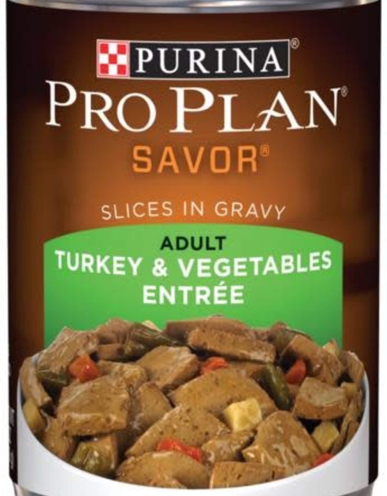 NESTLE PURINA PETCARE COMPANY Pro Plan Savor Turkey & Vegetable Dog 13 oz