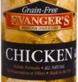 Evanger's EVANGERS GRAIN-FREE CHICKEN CAN DOG & CAT FOOD 12EA/20.2OZ