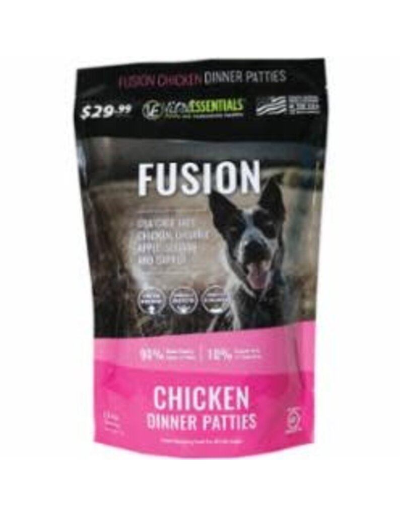 Vital Essentials Vital Essentials Fusion Frozen Chicken Dinner Patties Dog Food 6lb