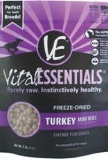 Vital Essentials VITAL ESSENTIALS DOG FREEZE-DRIED TURKEY MINI NIBS 1LB