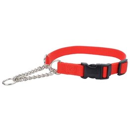 Coastal Pet Products Coastal Adjustable Check Training Collar™ with Buckle for Dogs, Red, 3/8" x 11"-15"