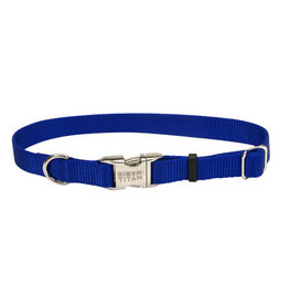 Coastal Pet Products Coastal Collar Adjustable Metal Buckle 1 18-26" Blue