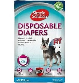 Bramton Company Simple Solution Disposable Diapers - Medium 12pk