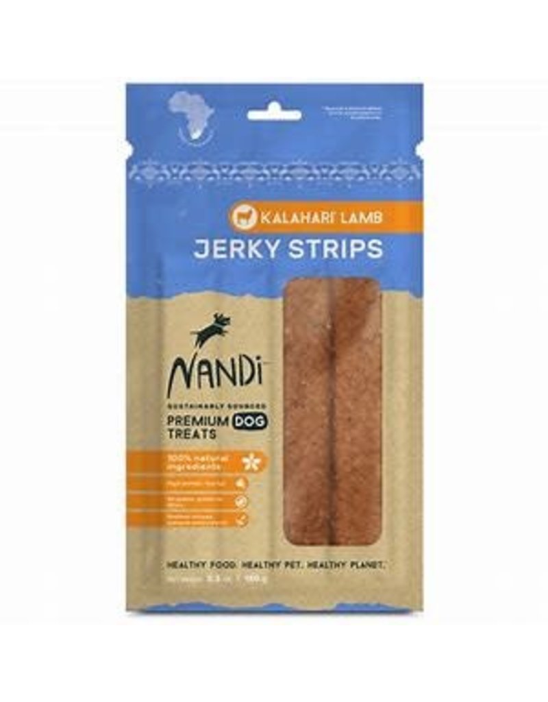 NANDI PETS, INC Nandi Kalahari Lamb Jerky Strips 150g
