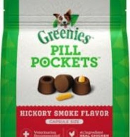 Greenies Greenies Pill Pockets Canine Hickory Smoke Flavor Capsule Dog Treats