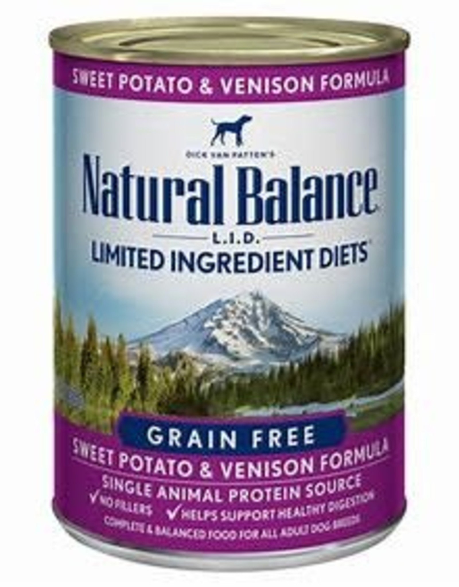 Natural Balance Natural Balance Limited Sweet Potato & Venison Can Dog 12 / 6 oz