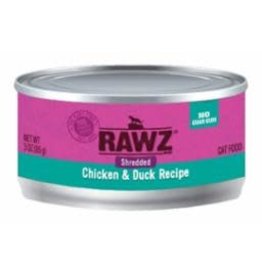 Rawz Rawz Cat Can Grain Free Shredded Chicken & Duck 3 oz