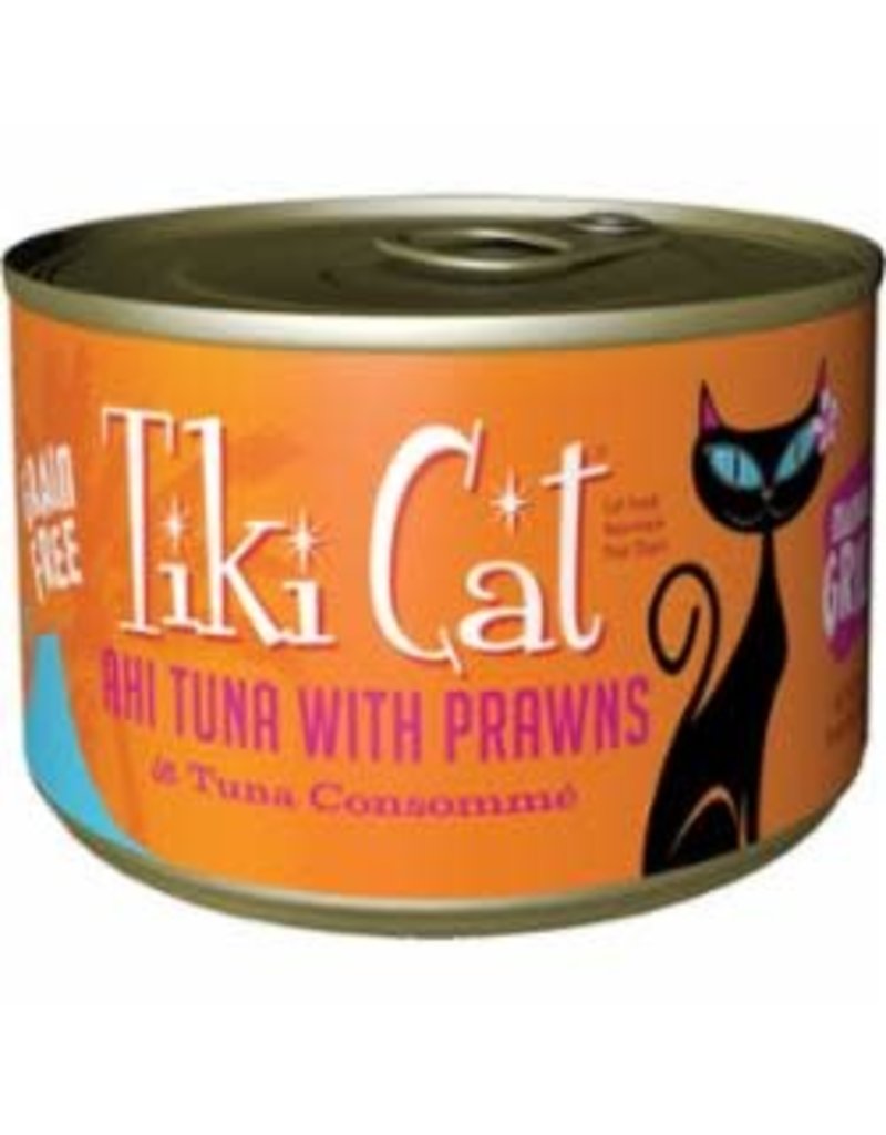 Tiki Cat Grill Can Grain Free Ahi Tuna & Prawns Manana 6 oz