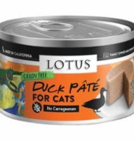 Lotus LOTUS CAT PATE GRAIN FREE DUCK 2.75OZ