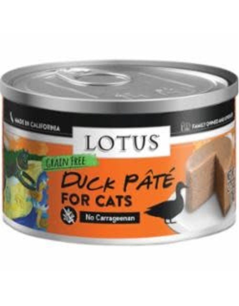 Lotus LOTUS CAT PATE GRAIN FREE DUCK 2.75OZ