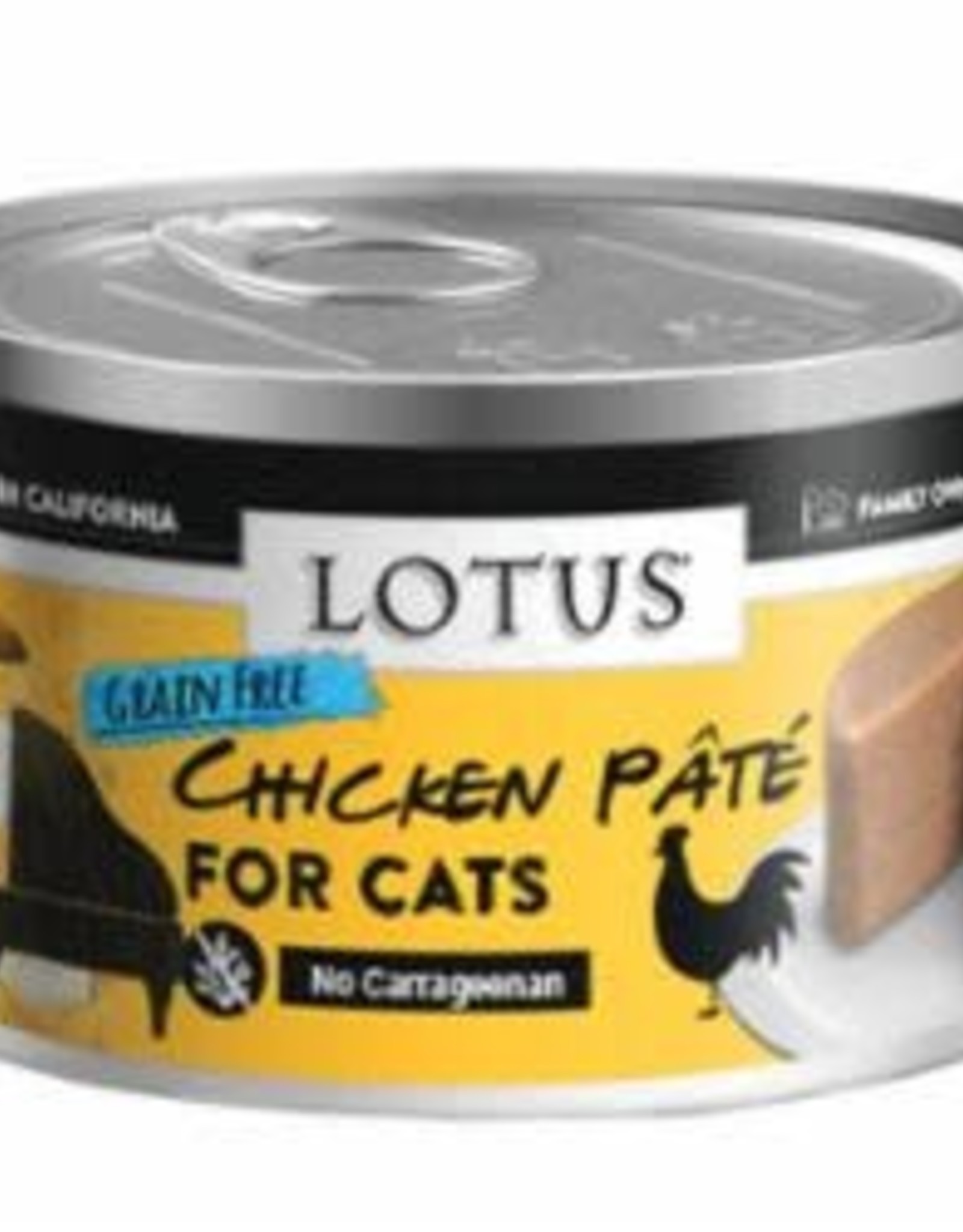 Lotus Lotus 2.75 oz Cat Can Chicken  & Vegetable Pate GF 24/CS