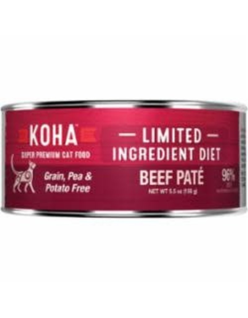 Koha Koha Cat Can Grain Free Beef Pate 3 oz
