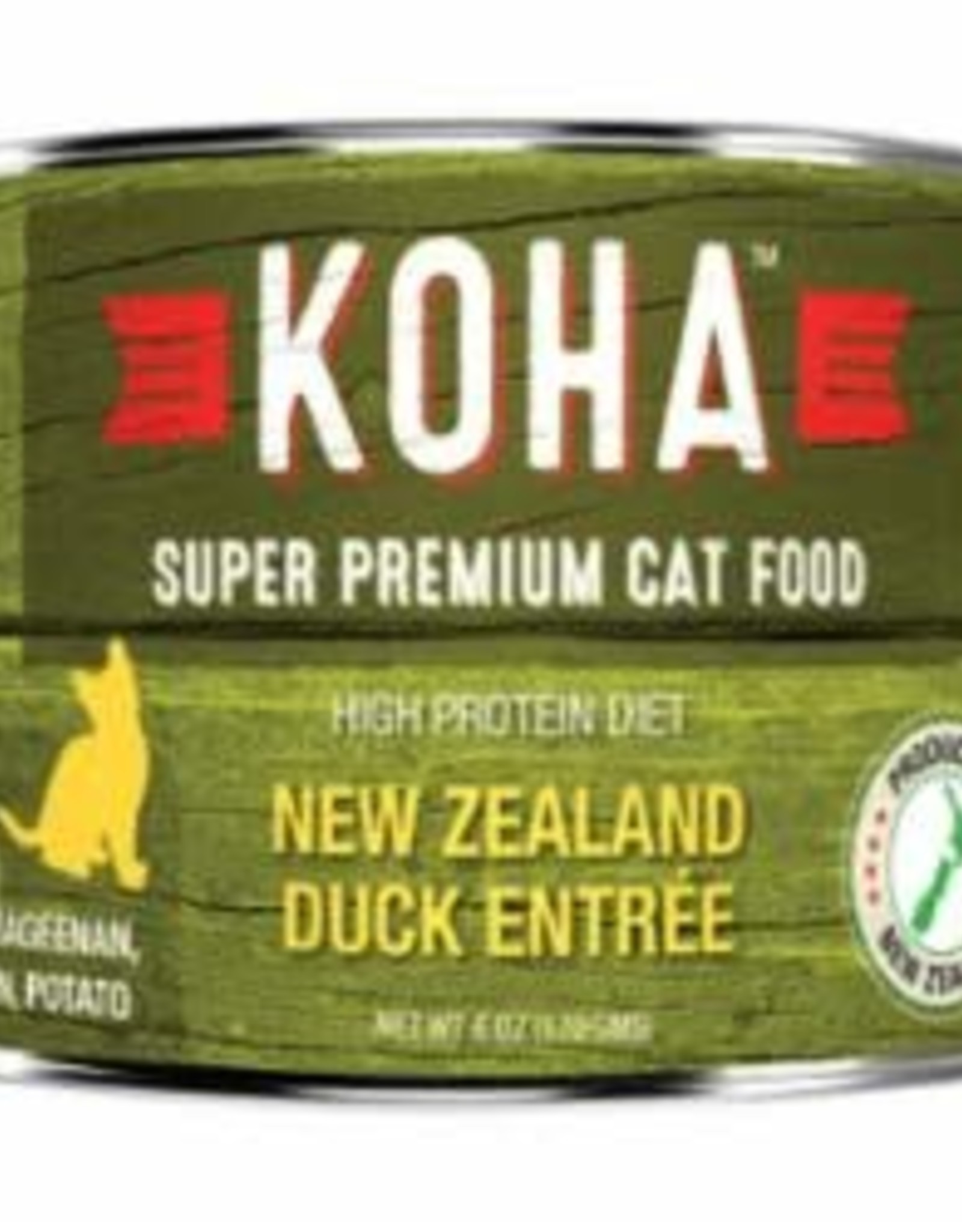 Koha Koha Cat Can Grain Free Duck Pate 3 oz