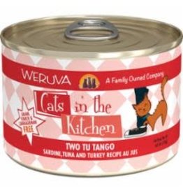 Weruva Weruva Cats In The Kitchen Grain Free Two Tu Tango (Sardine, Tuna & Turkey) 6 oz