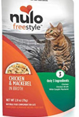 Nulo NULO FREESTYLE CAT GRAIN FREE CHICKEN MACKEREL 2.8OZ
