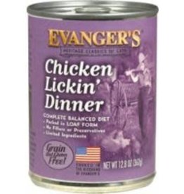 Evanger's Evangers Chicken Lickin Dinner Wet Cat Food 12.8 Oz Can
