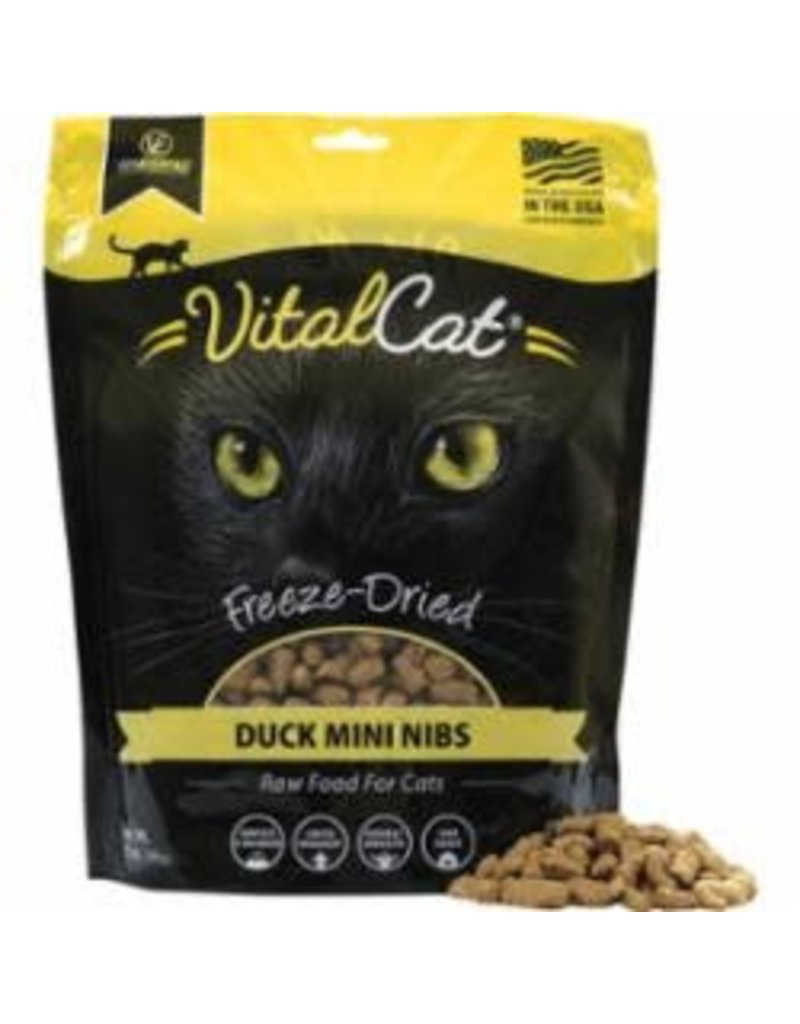Vital Essentials VITAL ESSENTIALS CAT FREEZE-DRIED MINI NIBS DUCK 12OZ