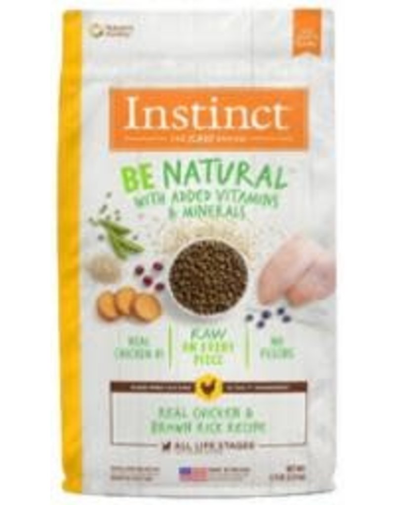 Nature's Variety Instinct Be Natural Real Chicken Brown Rice for Dogs 4.5 lb