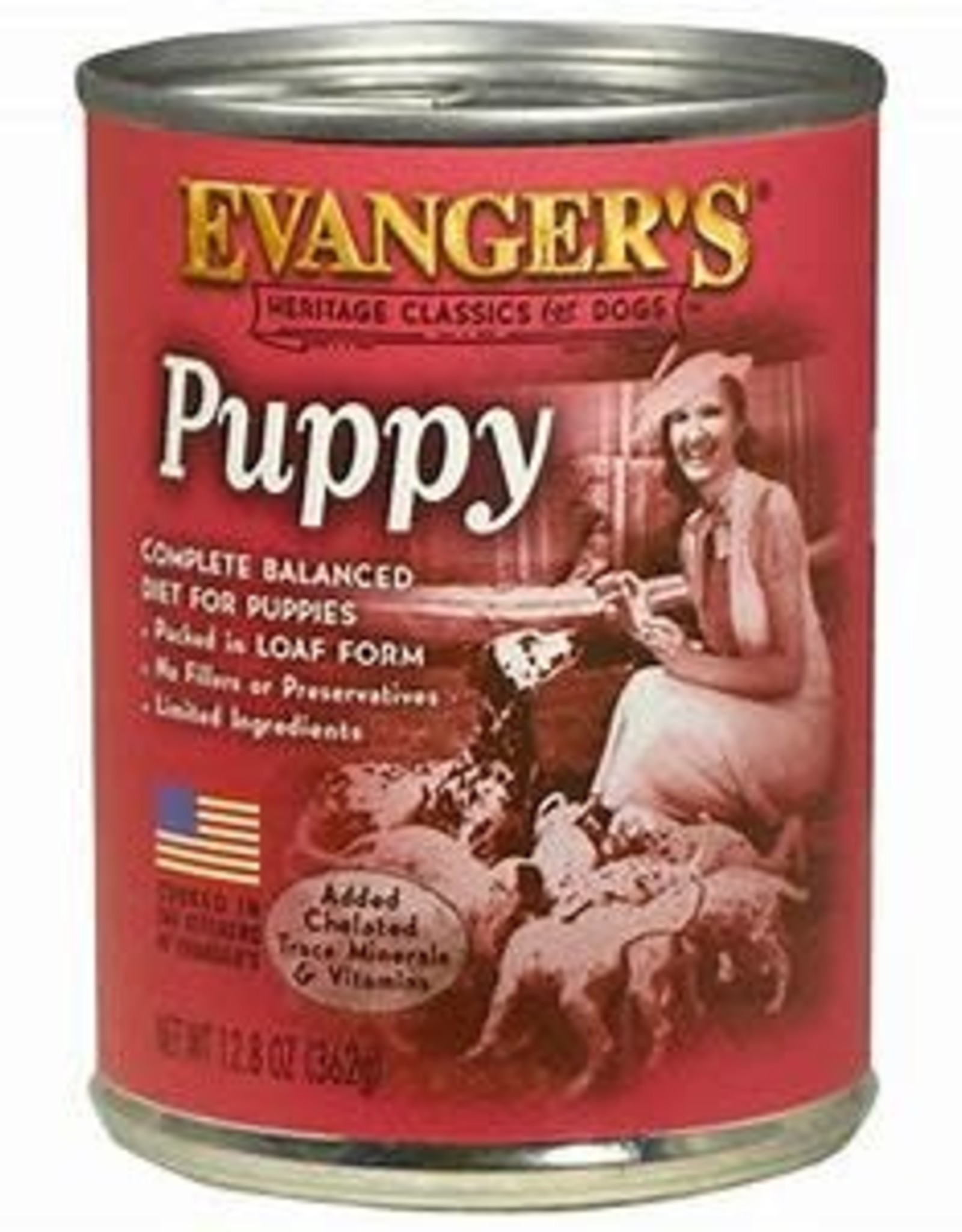 Evanger's Evangers 12.8 oz Dog Can  Classic Puppy Food 12/CS