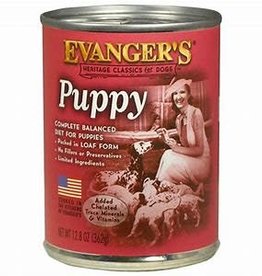 Evanger's Evangers 12.8 oz Dog Can  Classic Puppy Food 12/CS