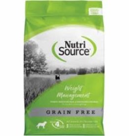 Nutrisource NutriSource Grain Free Weight Management Dog Food  5 lb