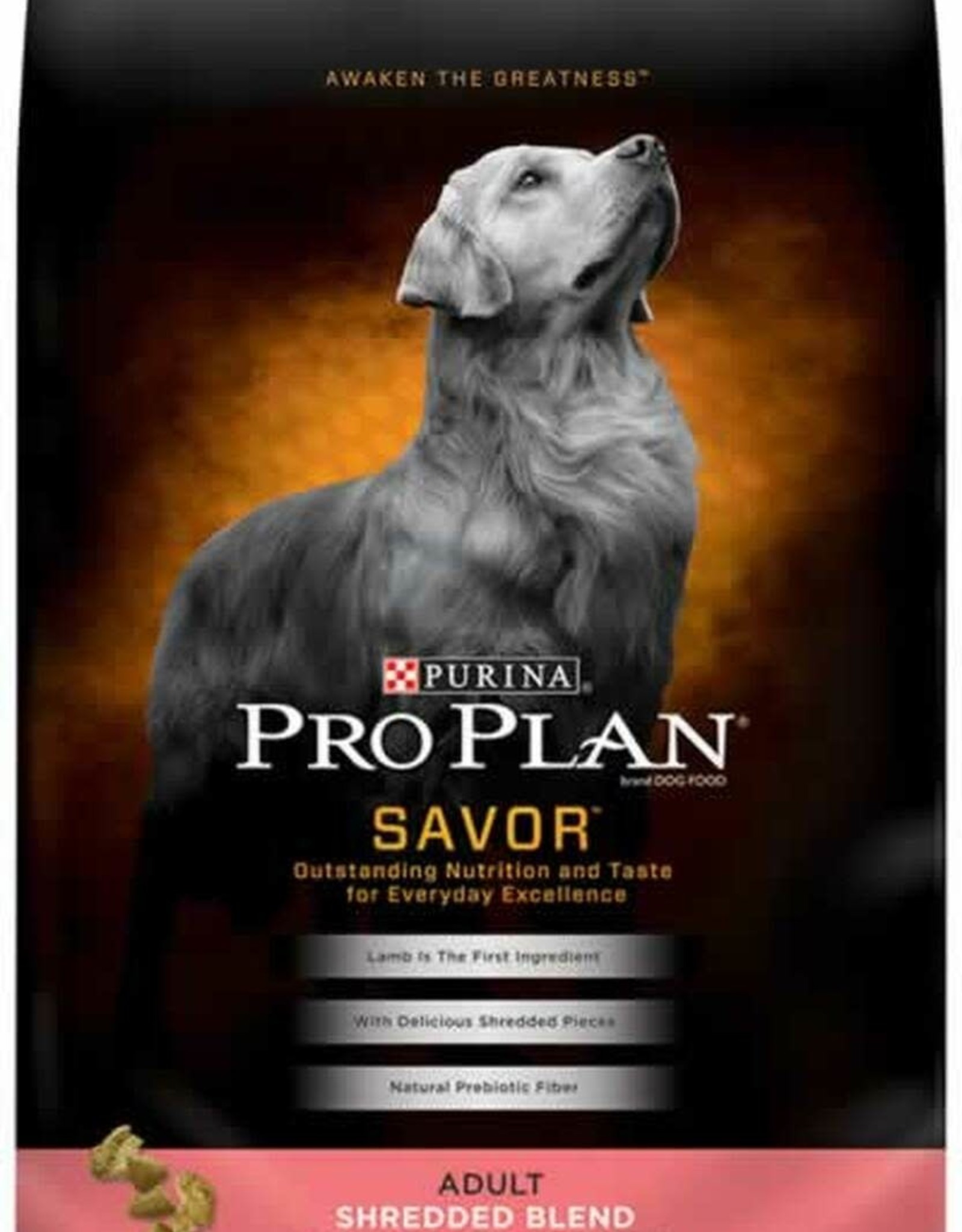 NESTLE PURINA PETCARE COMPANY Pro Plan Shredded Blend Lamb & Rice Dog Food, 35 Lb