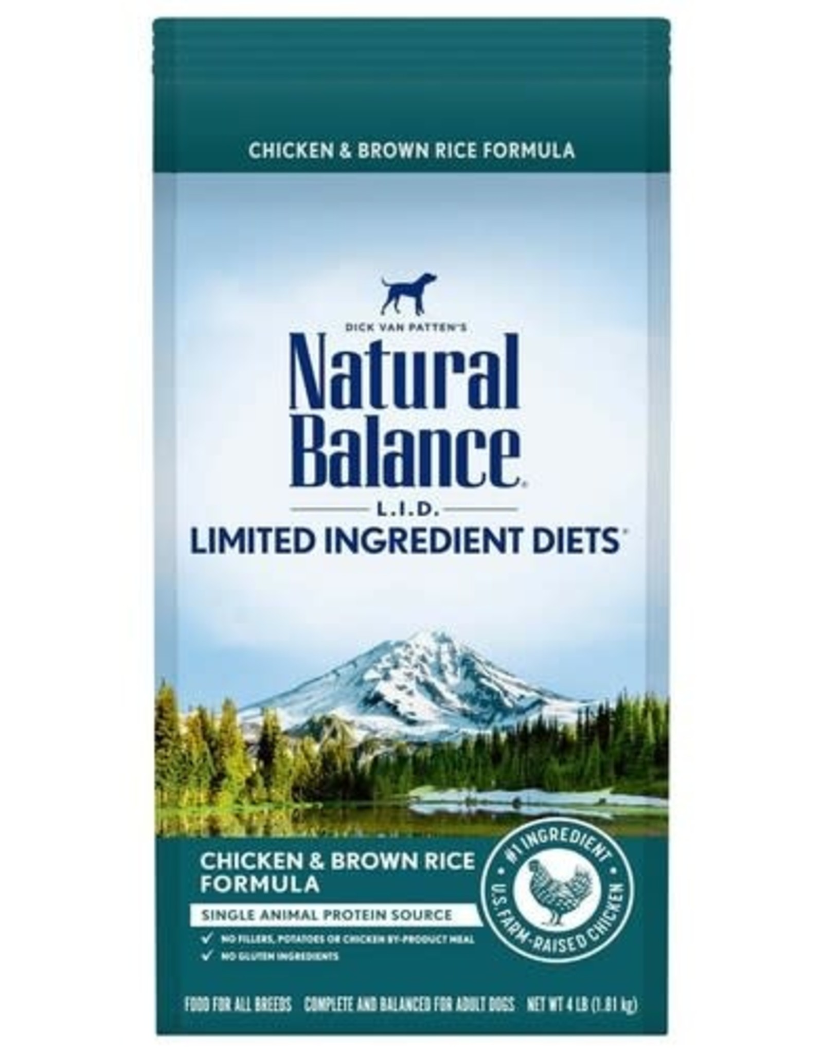 Natural Balance Natural Balance Limited Chicken and Brown Rice Dog Food 4 lb