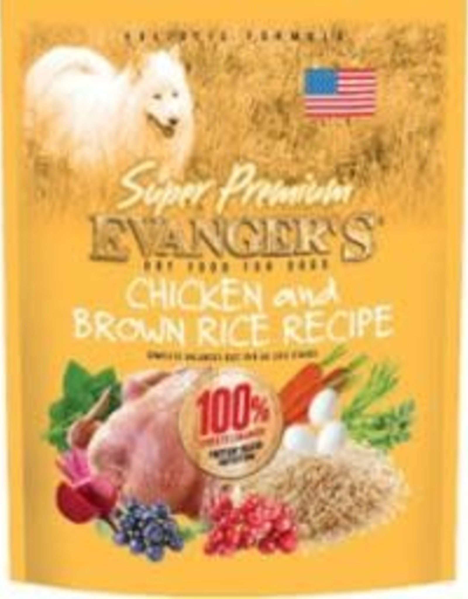 Evanger's Evanger's Dog Dry Premium Chicken & Brown Rice 33#