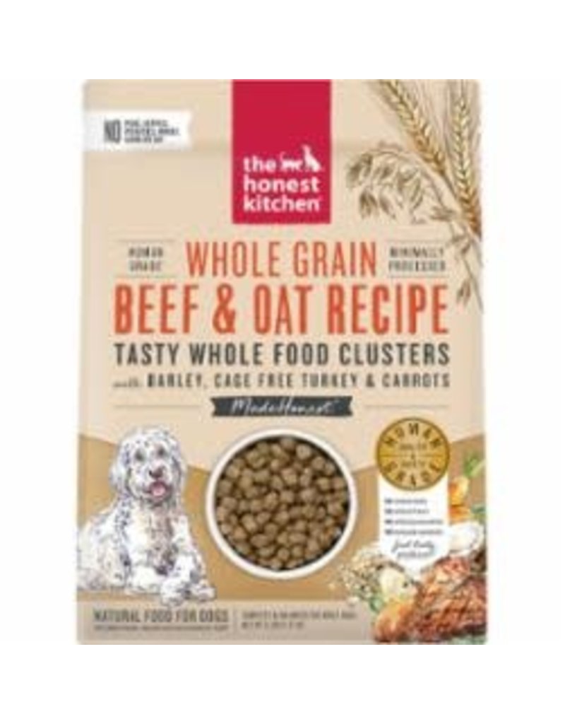 Honest Kitchen THK \ DOG \ Whole Food Clusters w/Grain \ Beef/Turkey \ 5lb