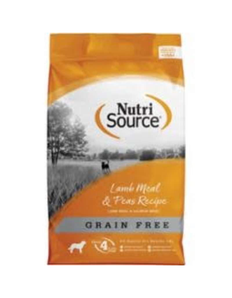 NutriSource Grain Free Lamb Meal & Pea Dog Food 15 lb