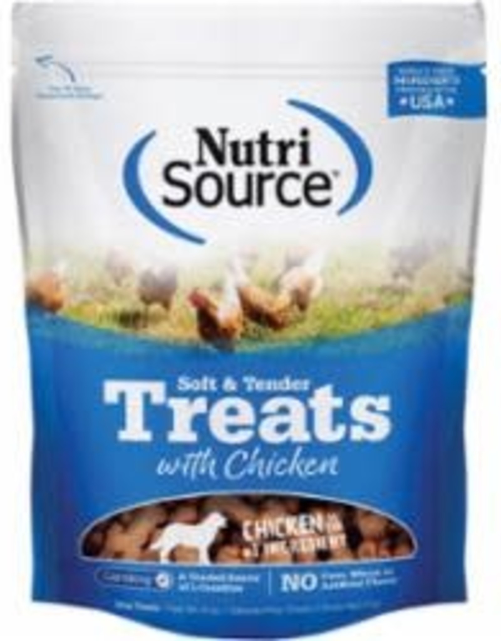 Nutrisource NutriSource Dog Dry Treat Soft & Tender Chicken 6 oz 12/Case