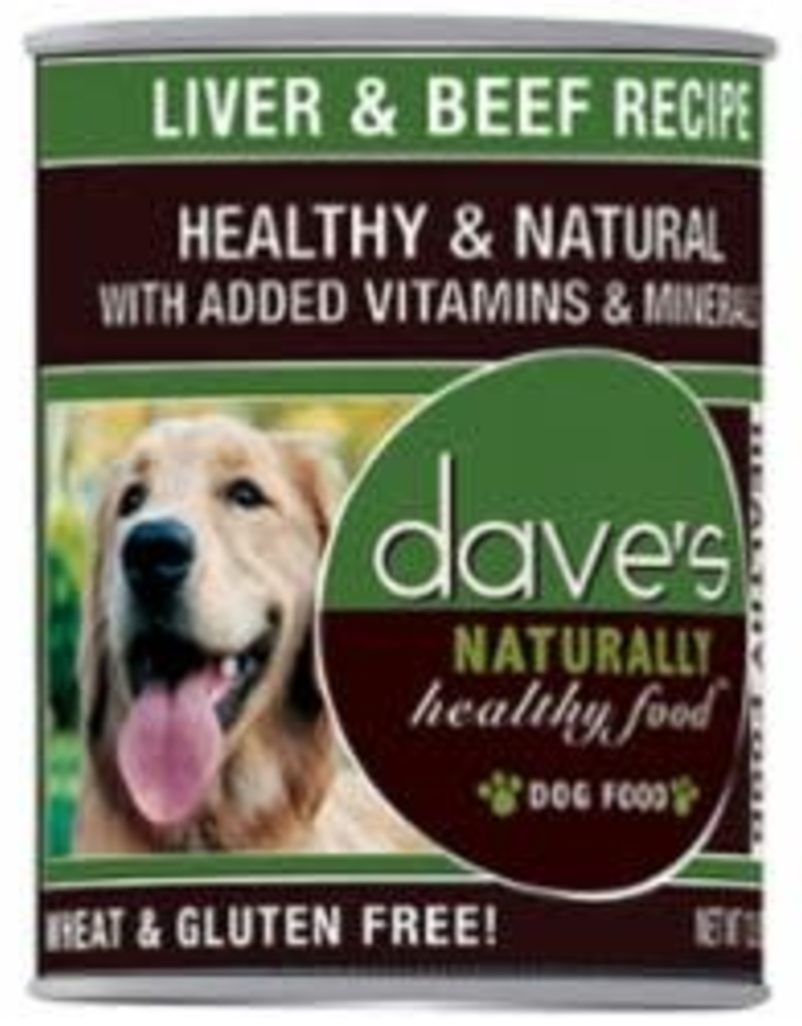 Daves DAVE'S PET FOOD DOG NATURALLY HEALTHY LIVER BEEF 13.2OZ