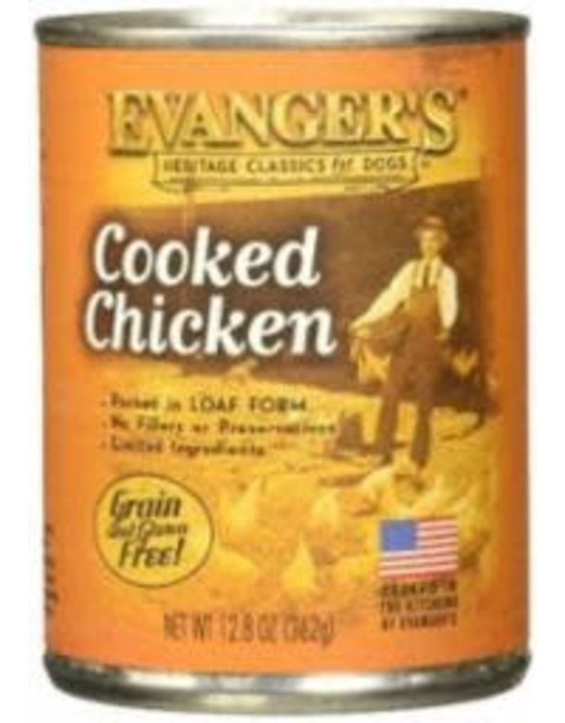 Evanger's Evanger's Classic Recipes Cooked Chicken Grain-Free Canned Dog Food, 12.8-oz