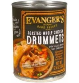 Evanger's Evanger's Dog Can GF Hand Packed Roasted Chicken Drummet 13 oz 12/Case.