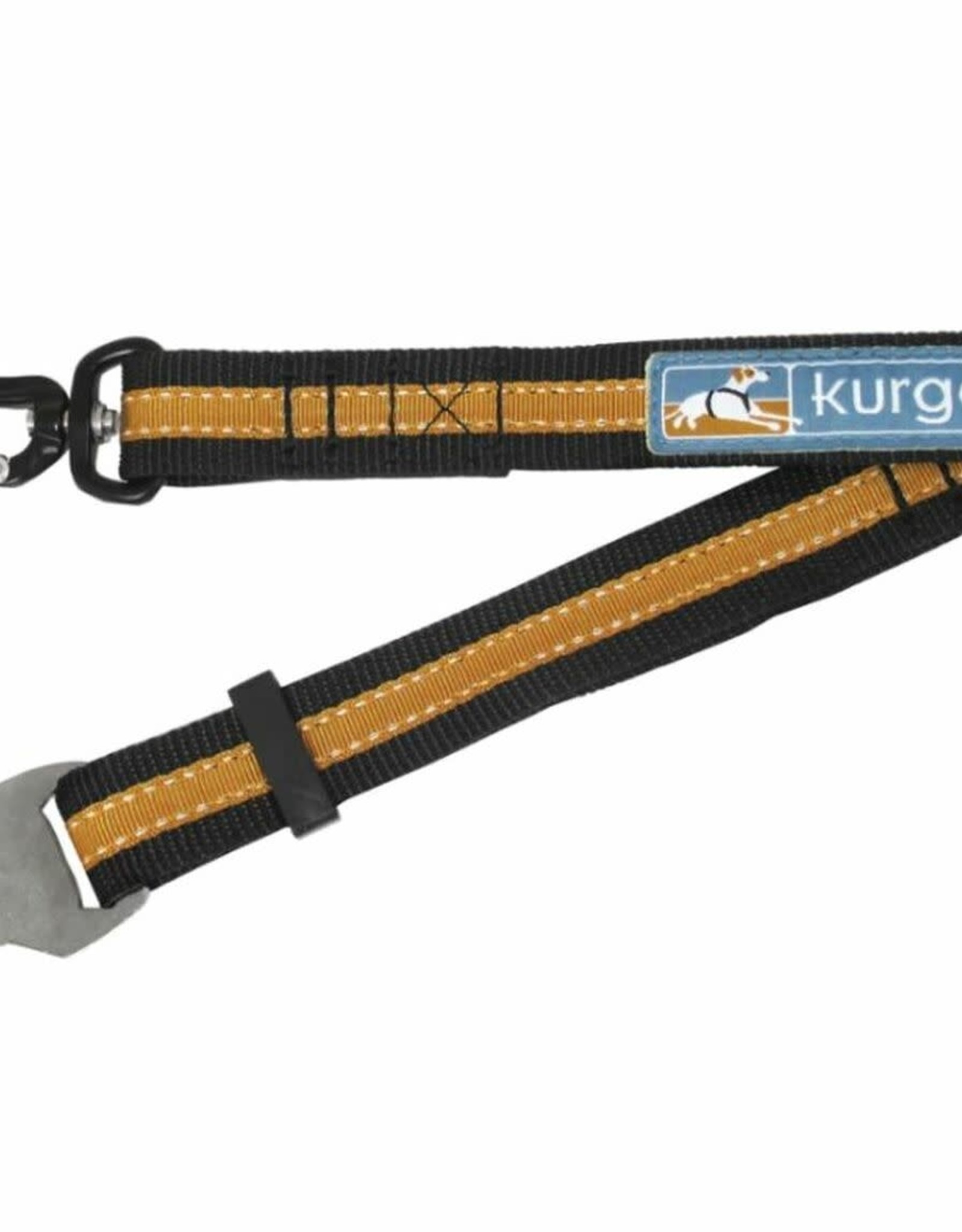 Kurgo Kurgo Direct To Seat Belt Swivel Tether, 15-22", Black/Orange
