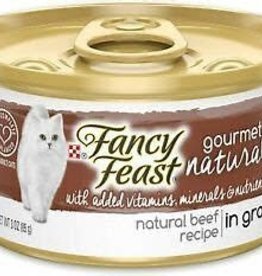 NESTLE PURINA PETCARE COMPANY FANCY FEAST CAT CAN BEEF/GRAVY 3 oz