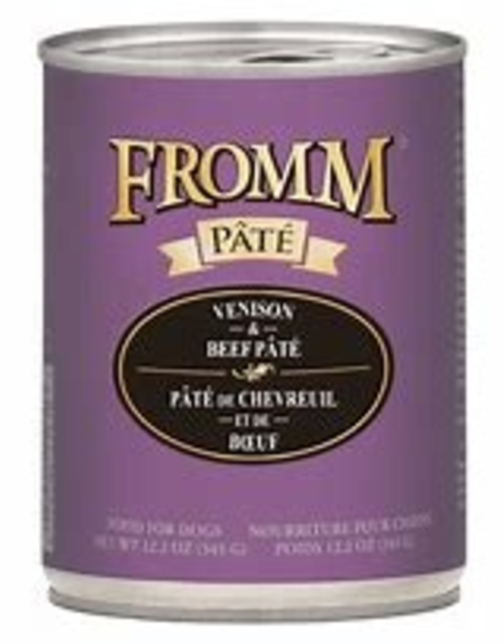 Fromm Fromm Gold Venison & Beef Pate Canned Dog Food- 12.2 oz.