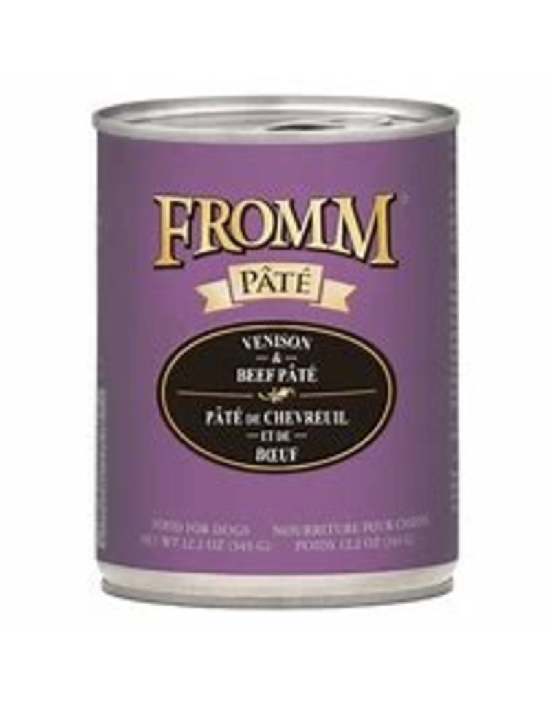 Fromm Fromm Gold Venison & Beef Pate Canned Dog Food- 12.2 oz.