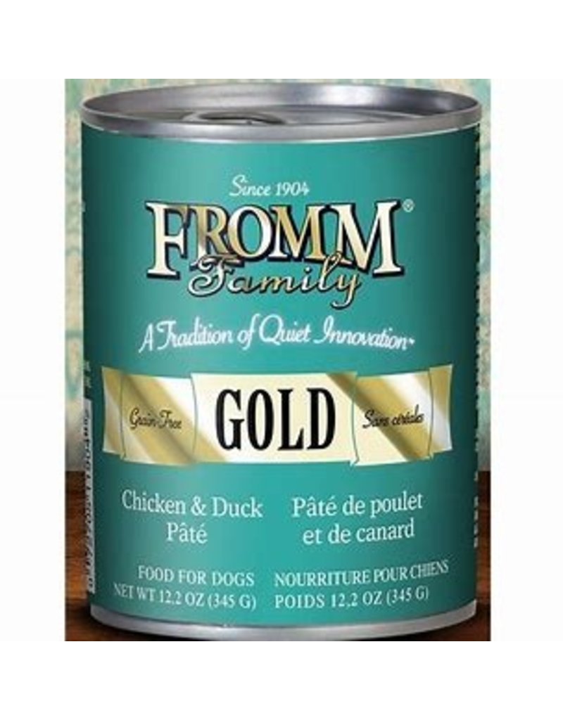 Fromm Fromm Gold Chicken & Duck Pâté Dog Canned Food- 12.2 oz.