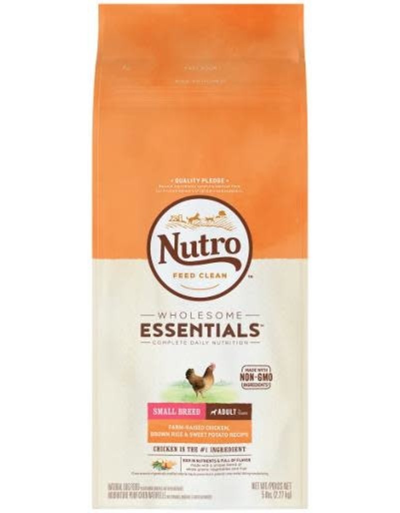 Nutro Feed Clean Wholesome Essentials Chicken / Brown Rice Small Breed 5 lb