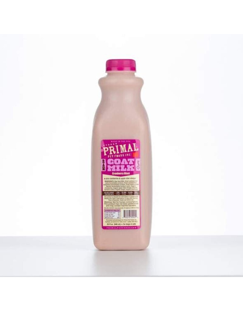 Primal Primal Raw Frozen Goat Milk 32oz Cranberry Blast