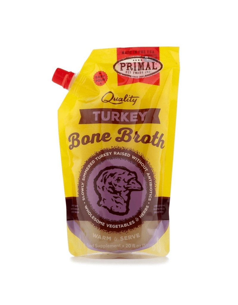 Primal Primal Frozen Turkey Bone Broth For Dogs 20 oz