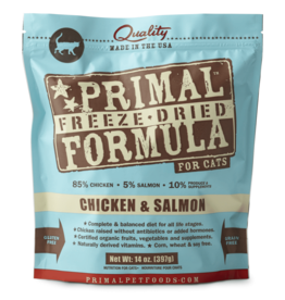 Primal Primal Chicken & Salmon Formula Nuggets Grain-Free Raw Freeze-Dried Cat Food